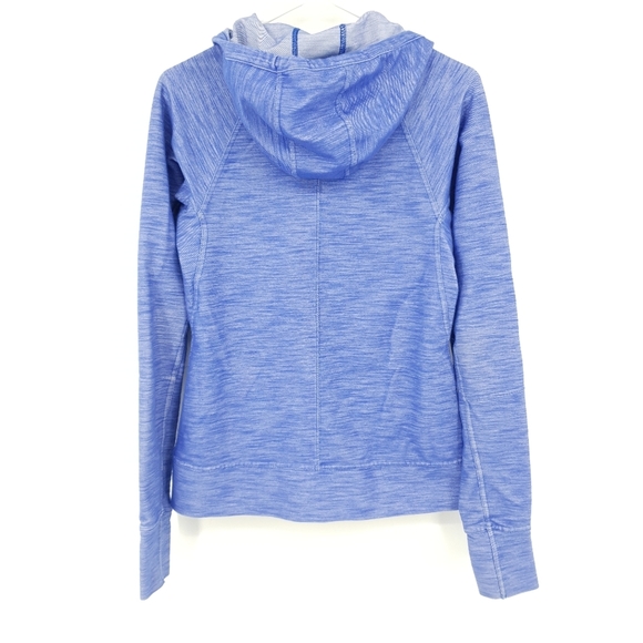 The North Face Kirata Full Zip Hoodie Jacket Blue Thumbholes Women's Small - Picture 3 of 10